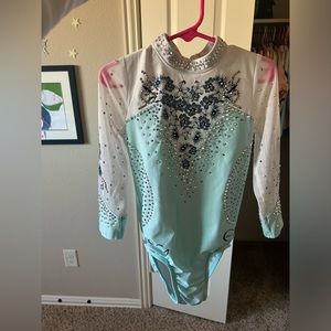 Toddler bodysuit with Swarovski crystals